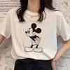Retro Cartoon Womens Tshirt Mickey Mouse Harajuku Cotton Tshirt Fashion Womens Shirt Summer Top Short Sleeve Shirt