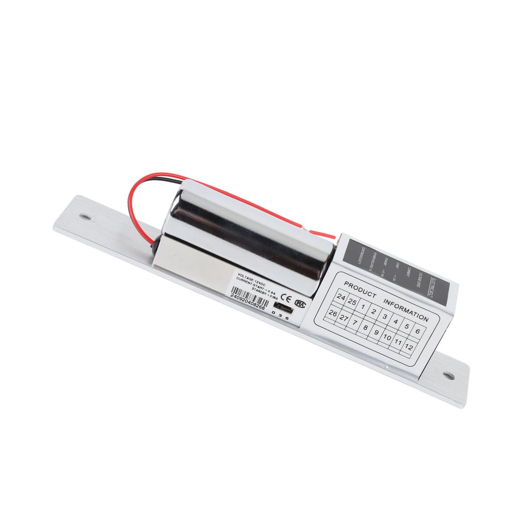 Elektrický závorový zámek 12V Nerezová ocel Hliníková slitina Magnetický Elektrický Dveřní Střelkový Zámek pro Přístup