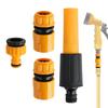 Garden Hose Connector Kit Tap Adapter Double Male Snap Seal Ring for Home Garden Outdoor Repair Routine Maintenance