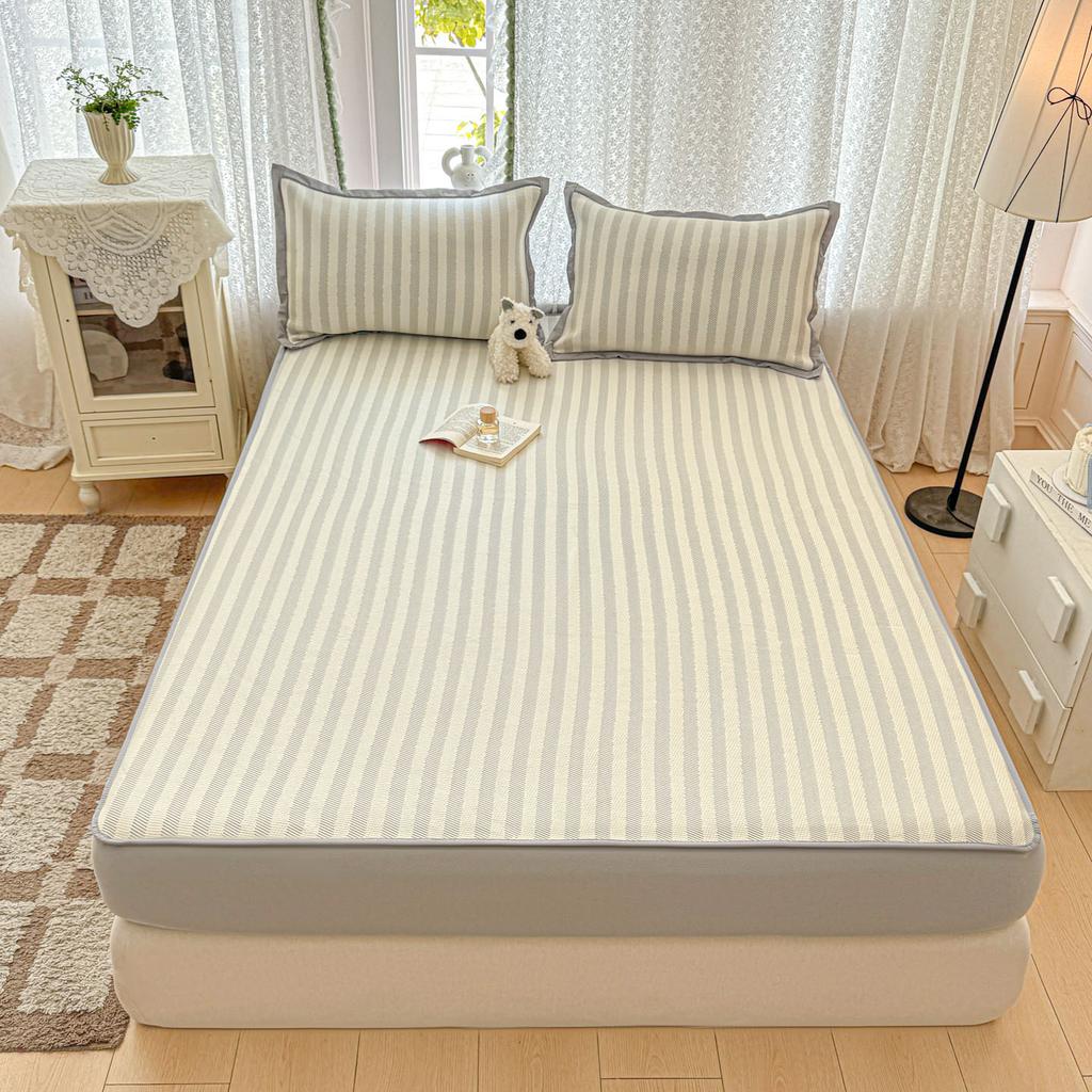 Mei Yun Ge Liang Dou Jacquard Cold Mat Bed Sheet