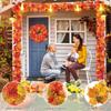 2M Artificial Fall Maple Leaf Autumn Decor Leaves Vine Maple Leaf Vine Wreath Fake Plants Leaves Vine, for Holiday Decorations