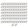100PCS Bag Lobster Clasp Alloy Lanyard Snap Hook Lobster Claw Clasp DIY Luggage Accessories