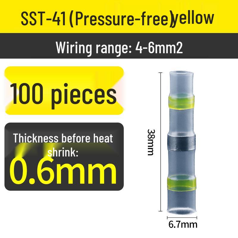 Wiring Artifact: No-Weld Solder Ring Heat Shrink Tube Insulation Sleeve Waterproof Wire Connector