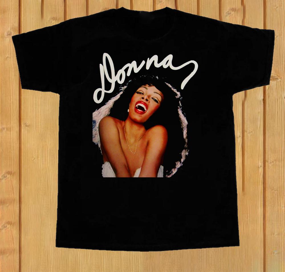 Donna Summer Album Concert Black Unisex TShirt All Size BL2.371 Unisex T-Shirt L