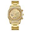 Fashion Ladies Business Steel Belt Diamond Watch Luxury Casual Round Rhinestone Butterfly Quartz Wristwatch Relogio Feminino