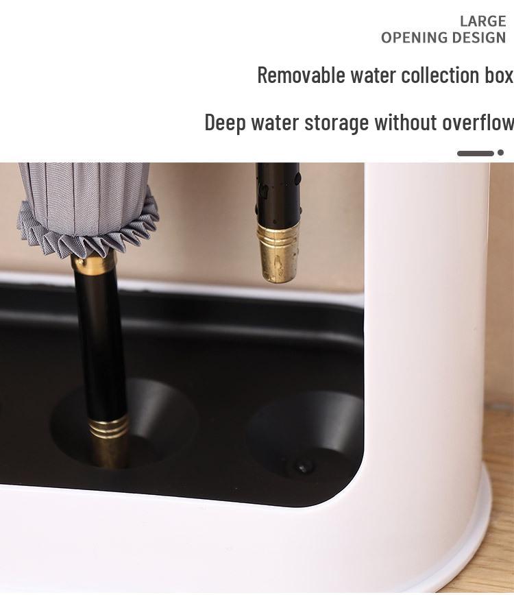 Compact Plastic Umbrella Stand for Entryway – Durable Rain Gear Storage Rack
