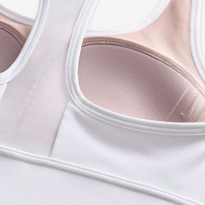 Nike Sportovní podprsenka dámská SwooSh střední podpora prodloužená Fn2729 100 S2402