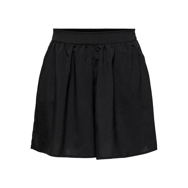 Short Court Noir Taille Élastique Regular Femme ONLY