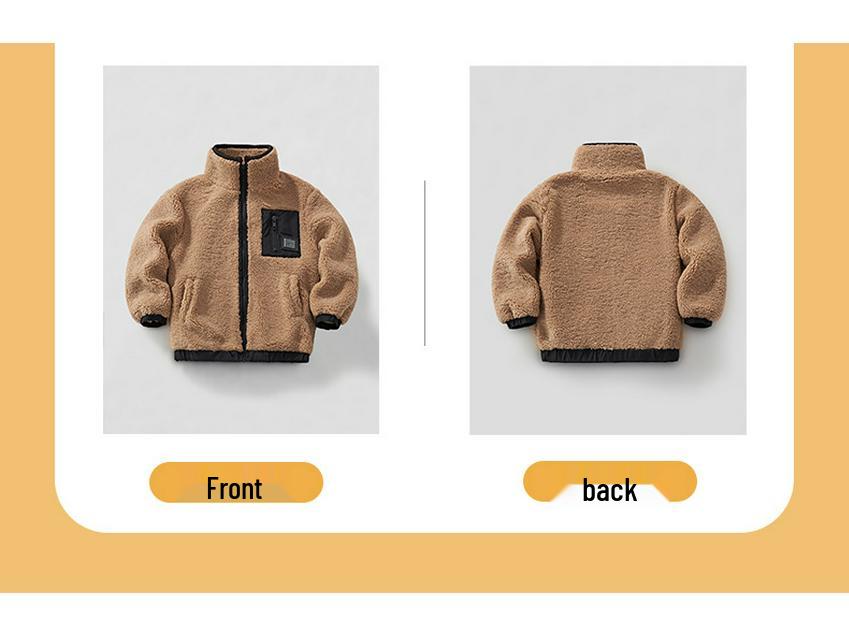 Modne ubrania w stylu color block z wełny jagnięcej dla dzieci - Kolekcja Jesień/Zima