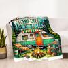 Lagerfeuernacht Abenteuerdecken sind für Wohnzimmer geeignet und somit eine ideale Wahl für Reisen im Freien und als Geschenke.