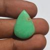 Natural Chrysoprase Gemstone Cabochon 16 Carats Size 23x17 MM Pear Shape, Jewelry Making Craft Supply