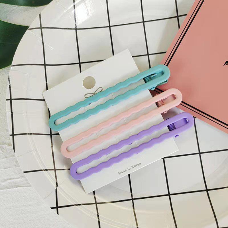 Clipsuri de păr mate Spot Morandi: Clipsuri Duckbill și agrafe Bobby pentru fete în culori macaron