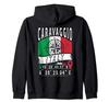 Caravaggio Italian Flag Italy GPS Coordinates Caravaggio Zip Hoodie