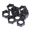 10Pcs Car Mobile Phone Gravity Bracket Accessories Plastic Hex Nuts For Ball Head Car Air Outlet Fixing Clip Hexagonal Nut