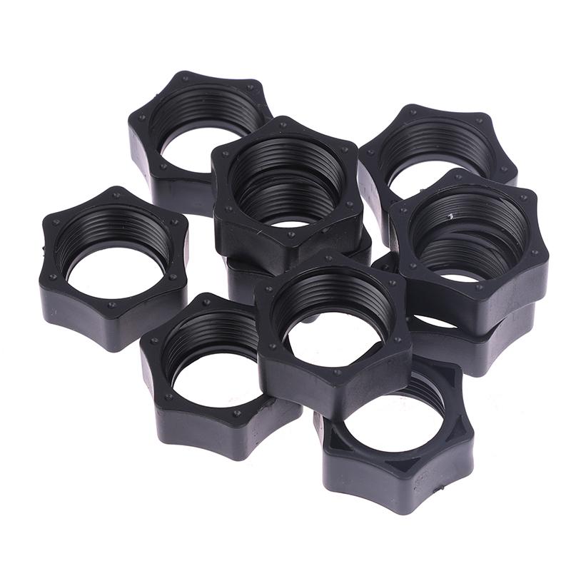 10Pcs Car Mobile Phone Gravity Bracket Accessories Plastic Hex Nuts For Ball Head Car Air Outlet Fixing Clip Hexagonal Nut