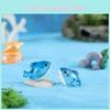 Cute Cartoon Resin Shark Decorations For Fairy Gardens And Ocean Themed Displays