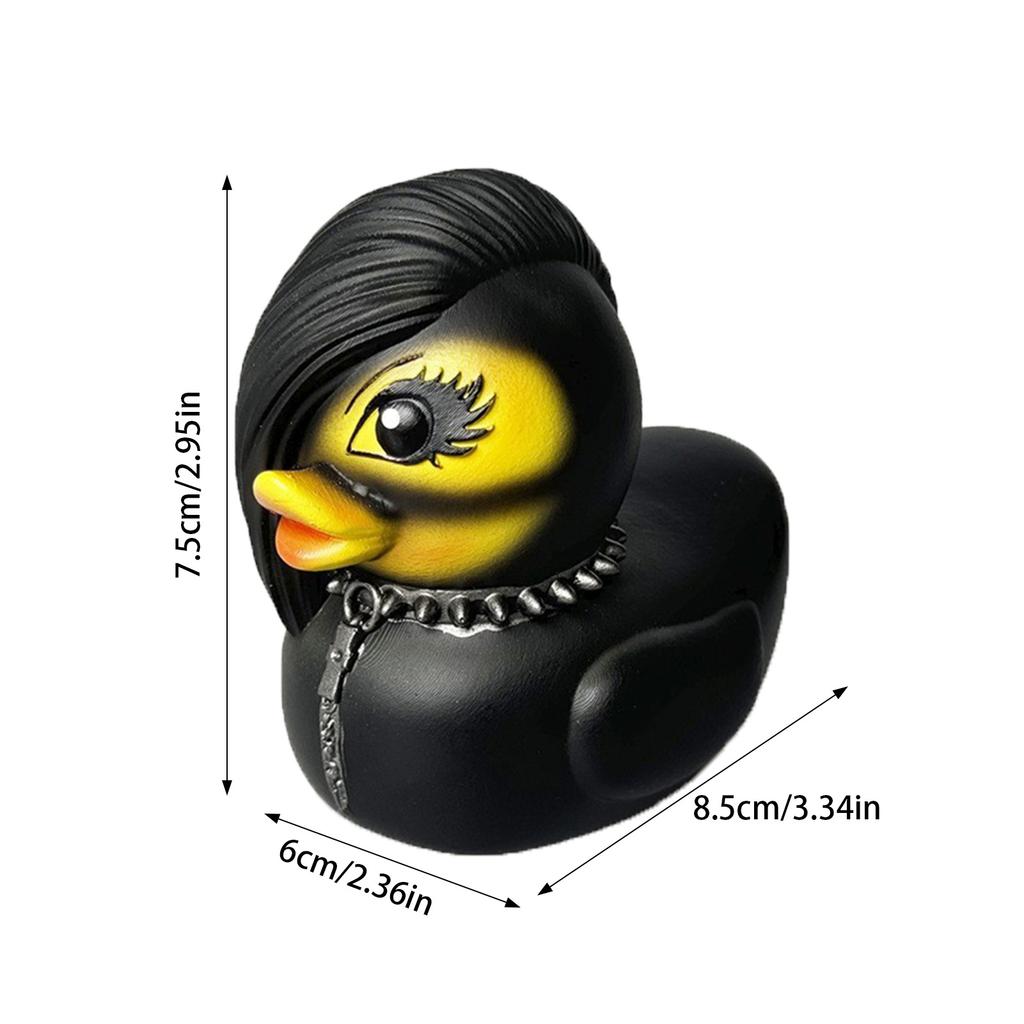 Death Rock Duck Statue Devil Ornament Mysterious Dashboard Car Interior Decoration
