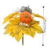 Elegant Pumpkin Maple Leaf Bundle DIY Halloween Decoration Artificial Pumpkins  Halloween Props