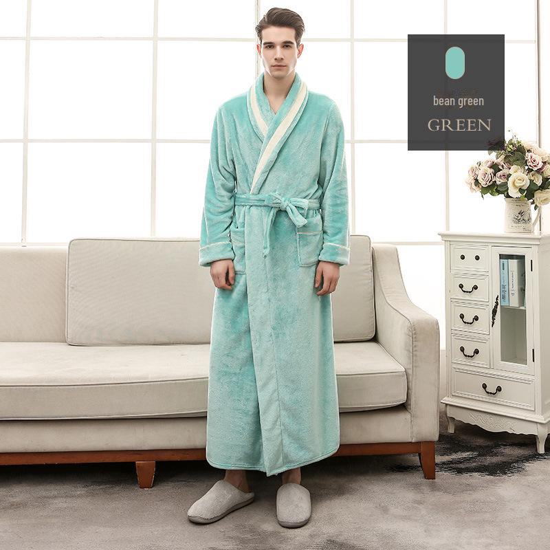 Plus Size Flannel One-Piece Pajamas for Men and Women
