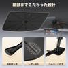 CARTIST Mitsubishi Delica D5 Front Sunshade for models Dedicated to Delica Features include and foldable flexible 10 fiberglass beige and storage