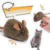 Funny Plush Mice Cat Toy Simulation Mouse Kitten Toy Bite-resistant Automatic Chirping Interactive Cat Chew Toy
