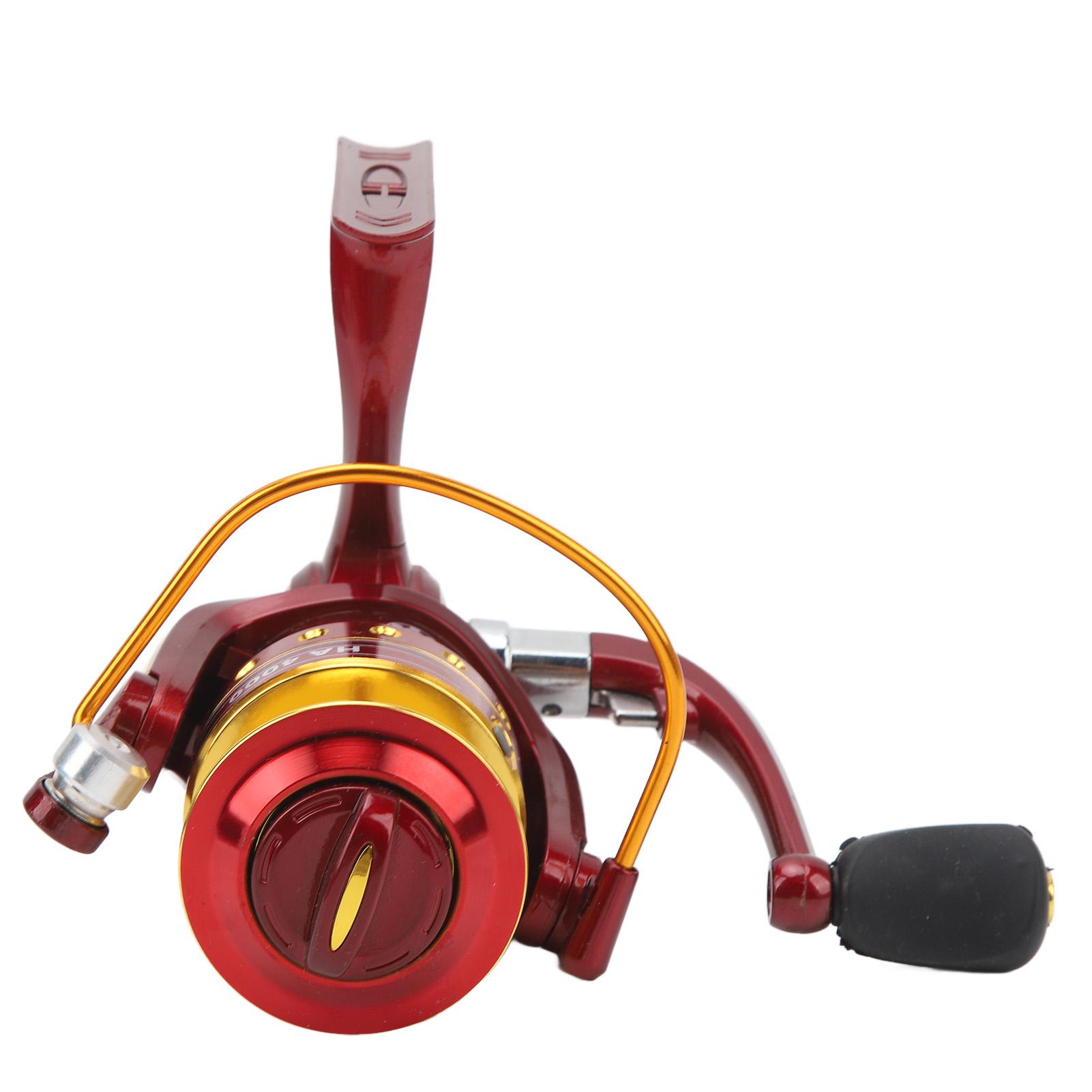 

10 Bearing Fishing Reel Red Color 5.2:1 Gear Ratio Saltwater Fishing Reel for Camping