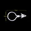 10pcs/set Curtain Clips Simple Window Curtain Rings Removable Clamps for Rods Plastic Drape Clip Portable Retro Drapes Hook