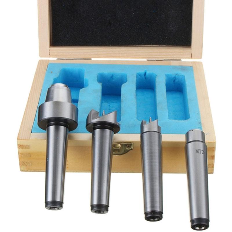 

4Pcs MT2 Wood Lathe Turning Tool Spur Live Center Set Taper Tool For Wood Metalworking Bored Tailstock Lathe Milling 1