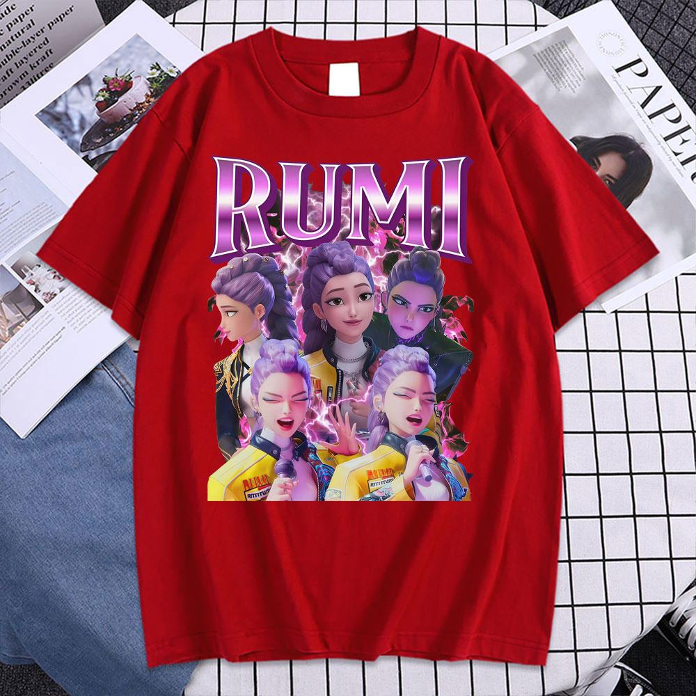 KPop Demon Hunters Mens Womens Tshirt Saja Boys Jinu Romance Saja Tee Summer Boys Girls Fashion Short Sleeves Tshirt S