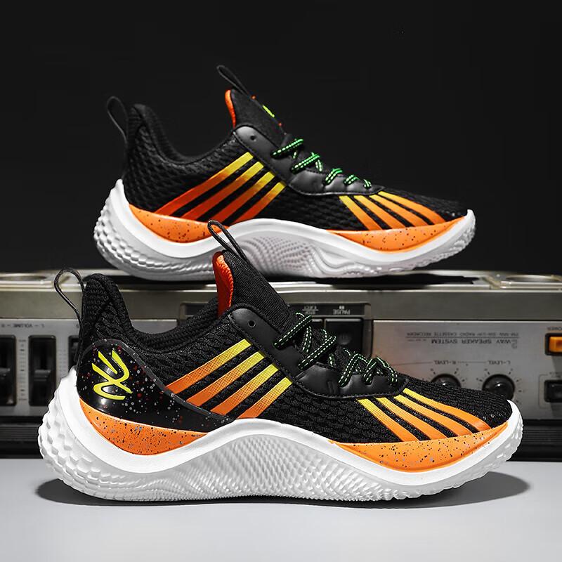 

Кампусные баскетбольные кроссовки мужские низкие для реальной игры студенческие детские спортивные кроссовки Морант 1-го поколения модные Дюрант 15 тренд 45 чёрный