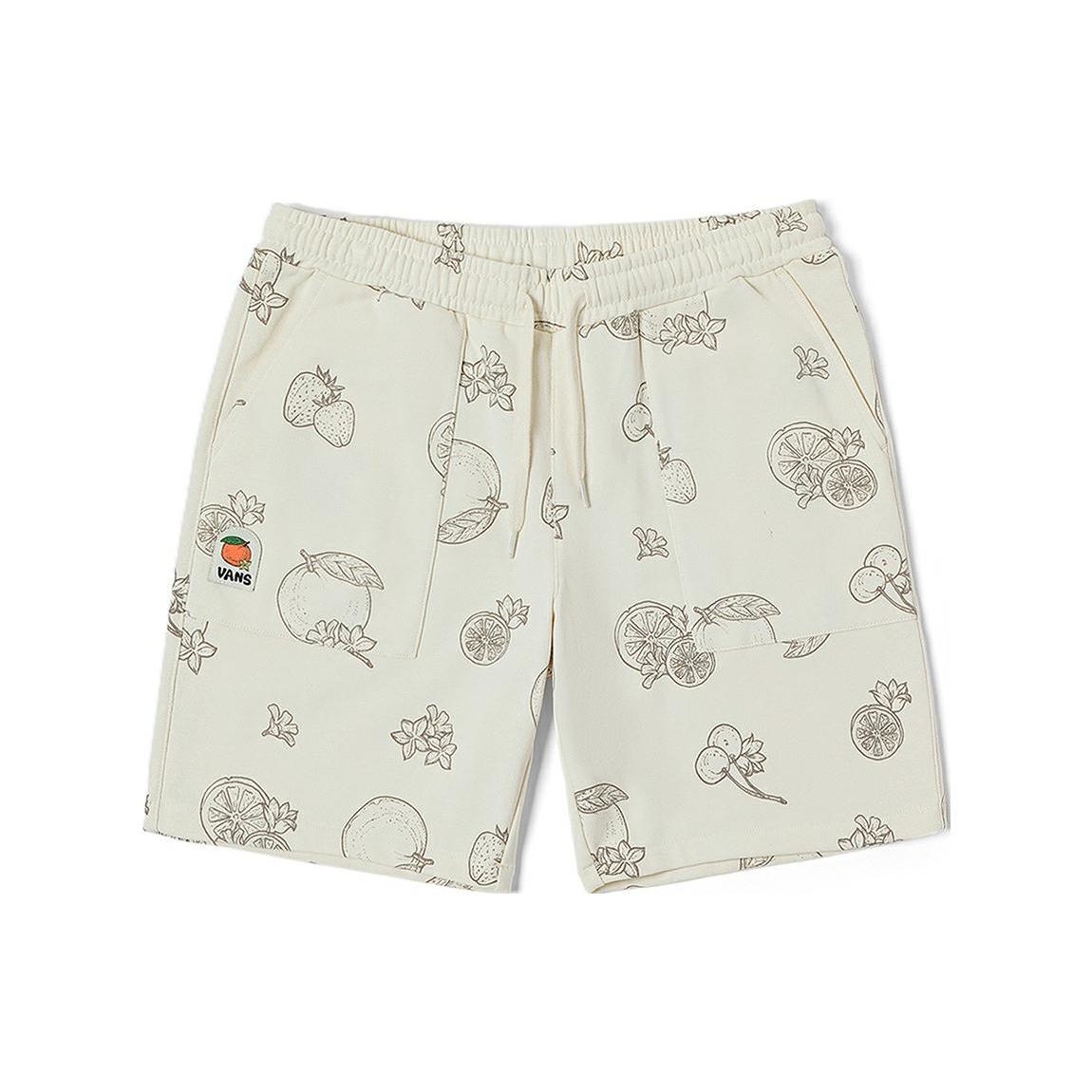 

Новые повседневные шорты Vans женские винтажные белые с узорным принтом VN0008Y0BTA M