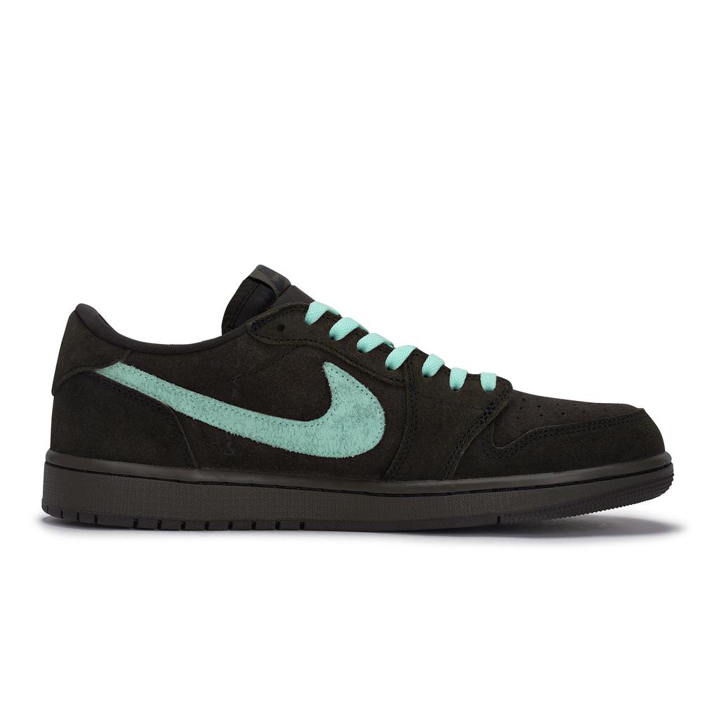 Travis Scott X Jordan Air Jordan 1 Tênis de Basquete Vintage Unissex Cano Baixo Tiffany DM7866-202(Caixa Team80-S)