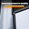 2pcs Car B pillar Sealing Strip Steel Bar Enhanced Door Edge Gap Dustproof and Sound Insulation for Sedan SUV