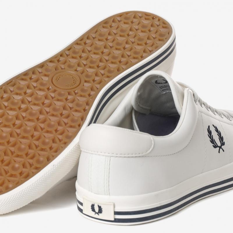 Fred Perry Unisex Leather Sneakers Underspin Leather Sfpu2314343 313