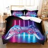 Play Games Beddings Sets White 3d Print Quee Duvet Cover Video Games For Boy Double Bed Set Comforter Cover For Teen Man