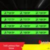 Glow-in-the-Dark Anti-Slip Safety Warning Decal for Slippery Floors