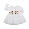 3Colors Lovely Toddler Kids Baby Girls Dress Long Sleeve Floral Lace Dress Wedding Party Pageant Prom Dresses