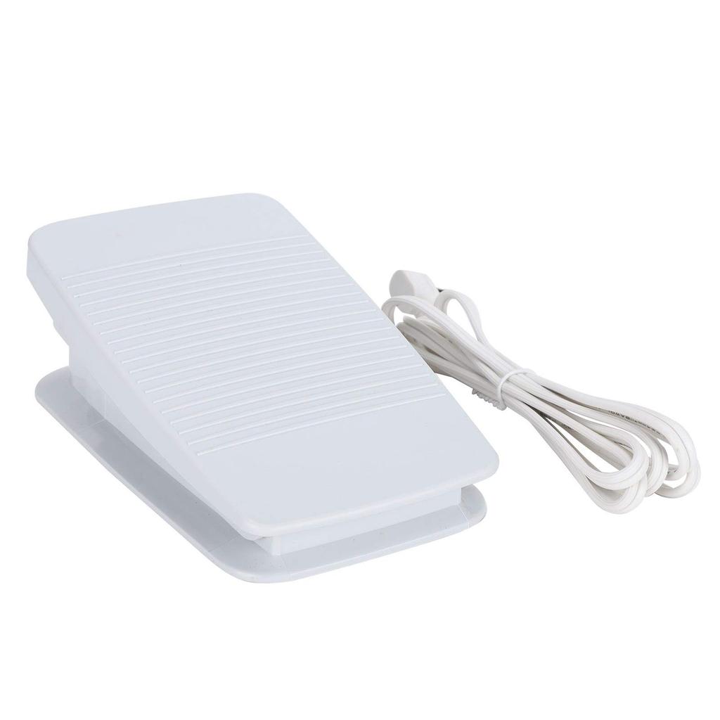 Corded Foot Control Pedal, Plastic Multifunctional Single-Hole Power Cord for Sewing Machine Foot Pedal Controller.