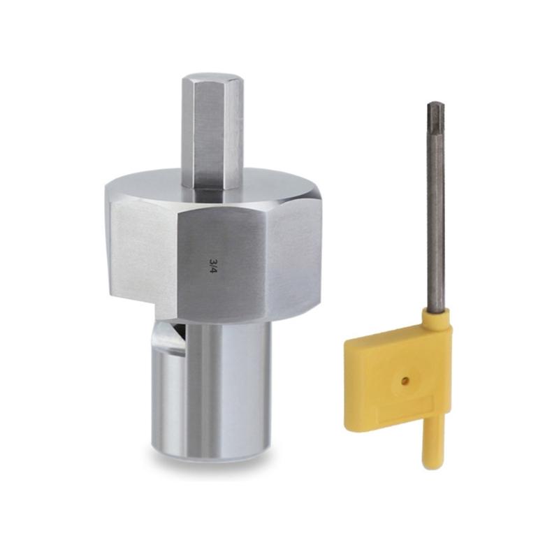Benches Dog Hole Chamfer Reamer Tool Stainless Steel Dog Hole Chamfer Reamer for 19mm/20mm Dog Holes Polishing Finish