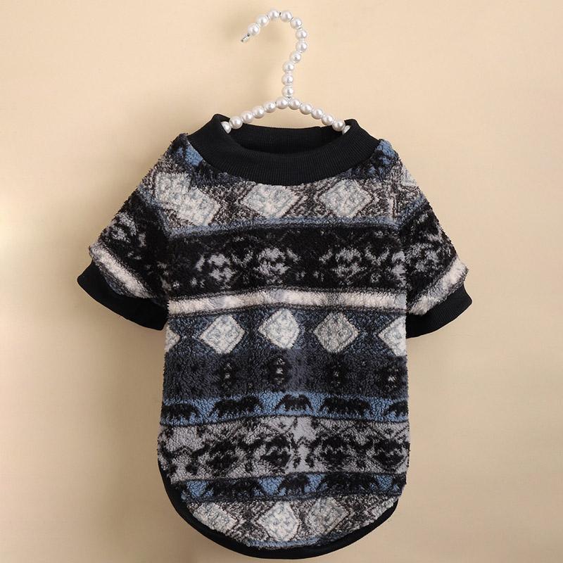 Dog Theremal Winter Fashion Ethnic Style Hooides for Small Dogs Warm Fleece Spring Autumn Pet Dog Clothes Puppy Pullovers Outfit