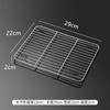 Thickened 304 Stainless Steel Food Serving Tray Buffet Presentation Trays Drain Rack Grease Trap Baking Plates Kitchen Organizer