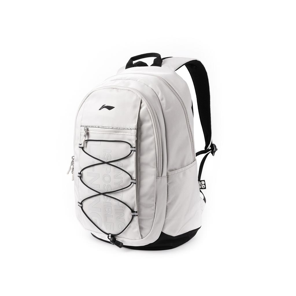 Li Ning Polyester Backpack Regular Unisex Black ABSU325