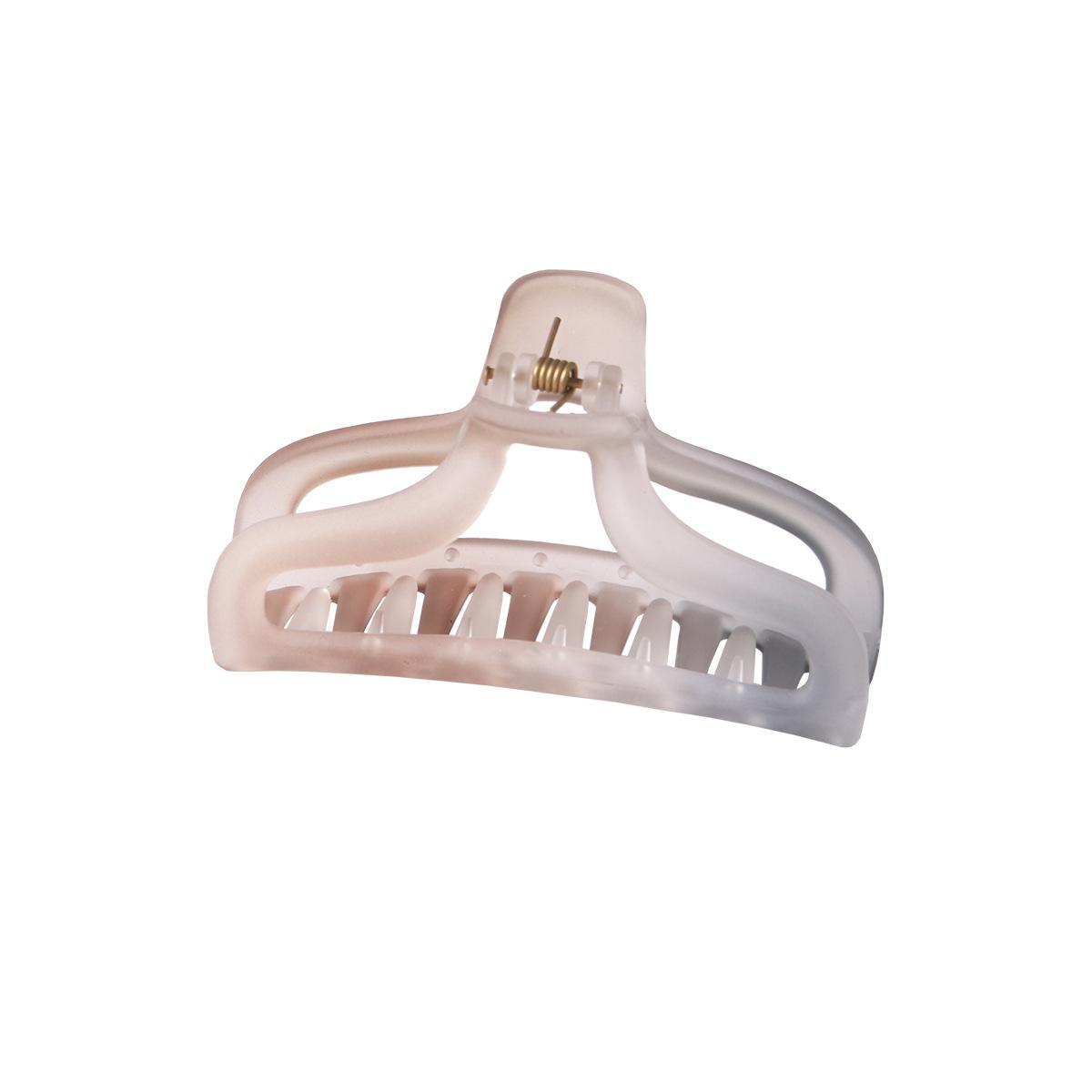 

Матовый зажим для волос большого размера с градиентным цветом и большим объемом, зажим-акула, аксессуары для волос 1PCS