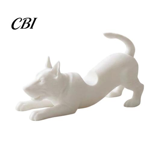 Kawaii Puppy Figurine Pen Rack Cute Dog Holder, 3D Printed Pencil Stand, Small Practical Aesthetic Desktop Decorations Stretching Desk Organizer