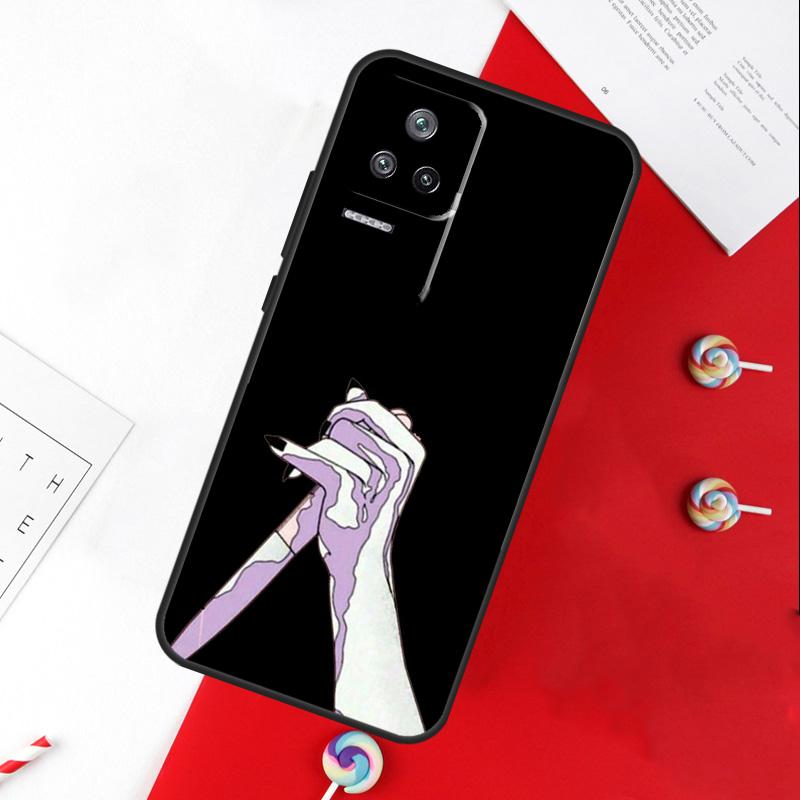 Girl Code Hands Funny Signals Cover For Xiaomi 14 Ultra 15 13 11T 12T 13T 14T Pro POCO X7 Pro X3 X5 X6 M6 F5 F6 Pro Case