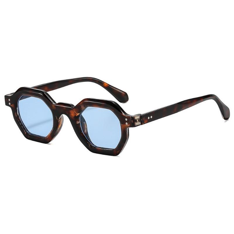 Retro Small Polygonal Frame Uv Protection Fashion Sunglasses For Men And Women