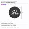 2Pcs Car Cup Mat Leather Auto Cup Slot Non-Slip Coaster For Lexus F SPORT ES RX NX LS UX LM LX GX LC RZ IS CT GS RC HS SC TX LBX