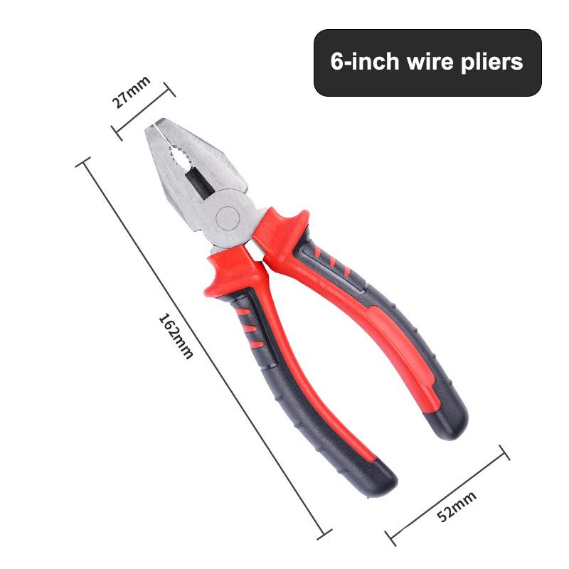 

6/8 Inch Electric Wire Pliers Diagonal Cutting Pliers Electrician Wire Cutter Multifunctional Hardware Hand Tools