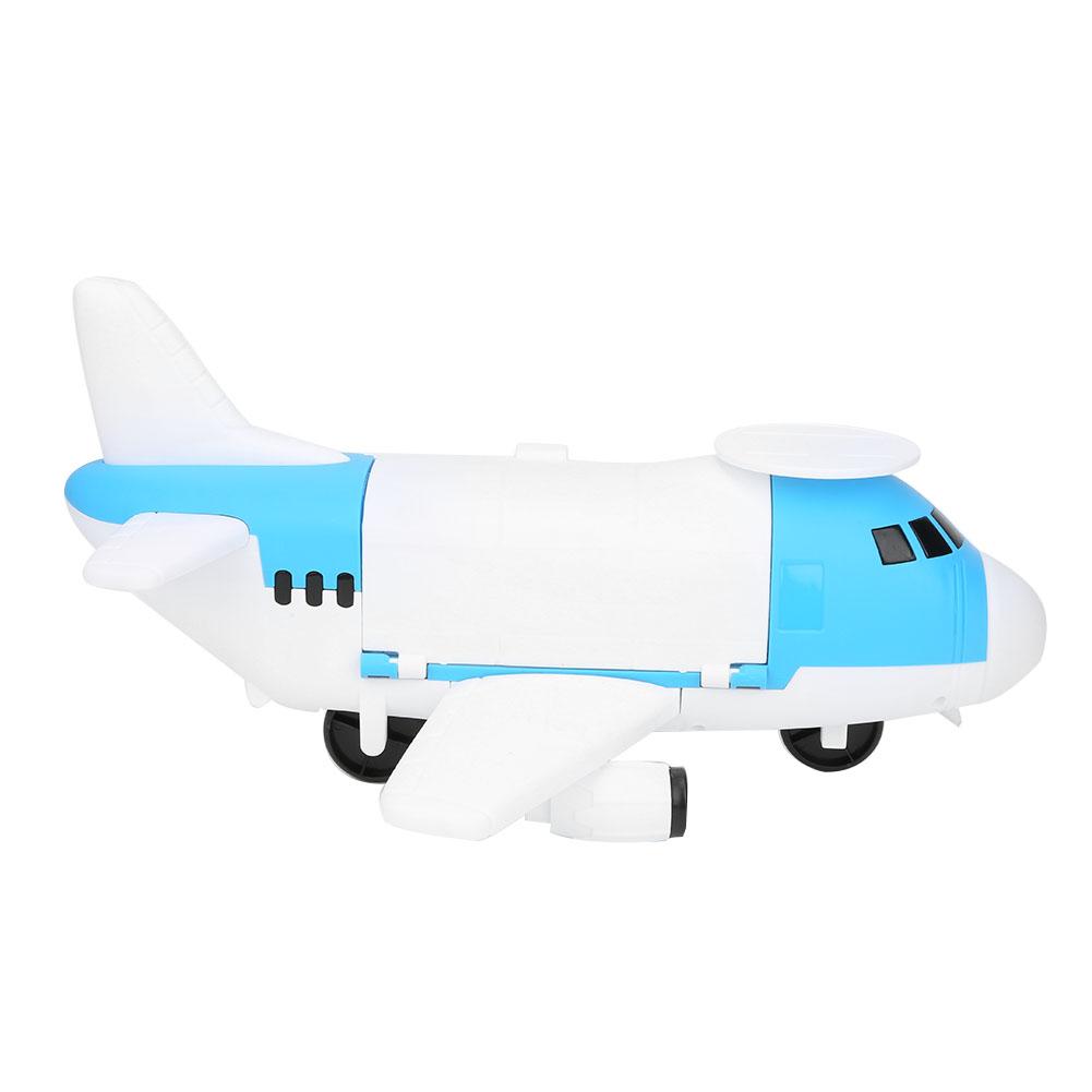 Airplane Model Car Toy Children Early Education DIY Assembly Storage Inertia Transport