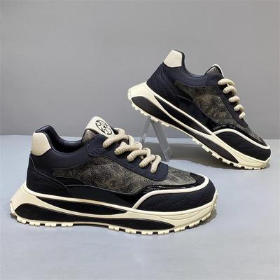 Ležérní boty trendy značka retro lehký luxus všestranné tátovy boty pravá móda internetová celebrita sportovní boty domácí trendy boty muži